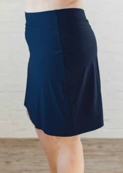 Margaux Swim Top With Knee Length Swim Skort 30 Margaux Swim Top With Knee Length Swim Skort -Calypsa Sales knee length swim skort sidebrick navy 1 modli cropped 343 4 2786 3435