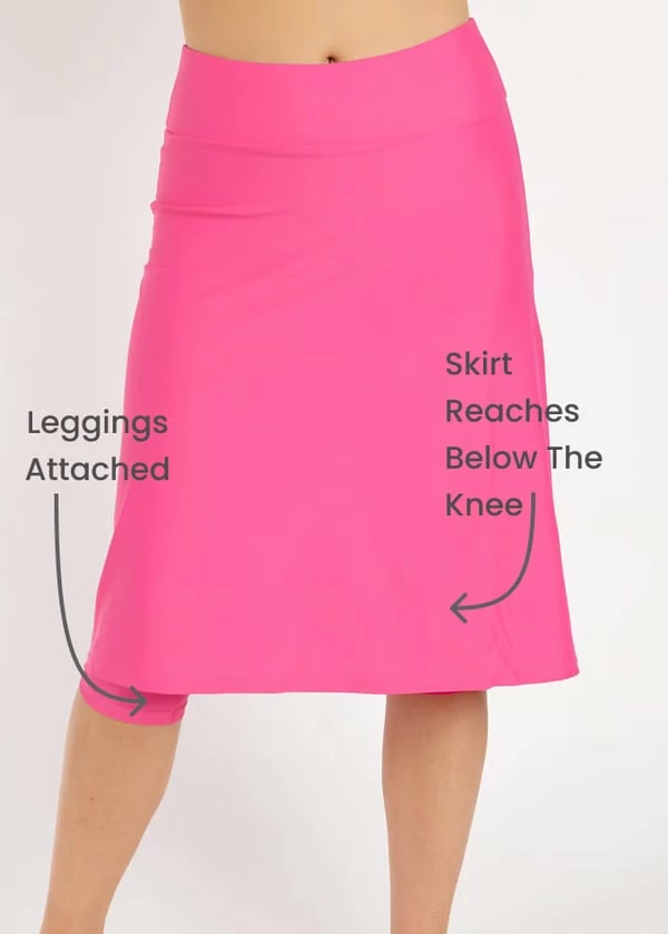 Loose Fit Adele Swim Top With Long Swim Skort 13 Loose Fit Adele Swim Top With Long Swim Skort - Image 11