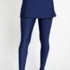 Skirted Long Swim Leggings -Calypsa Sales lsl front 2 modli cropped 0 0 658 919 2