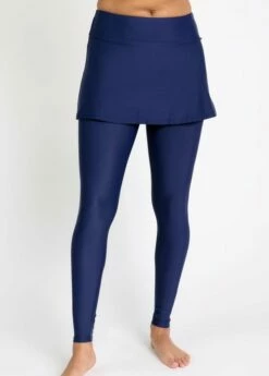 Skirted Long Swim Leggings
