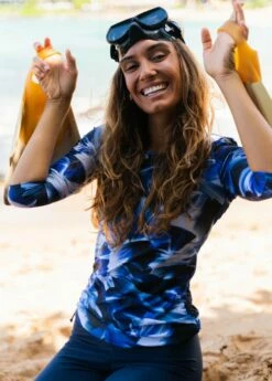 Margaux Swim Top With Skirted Long Swim Leggings