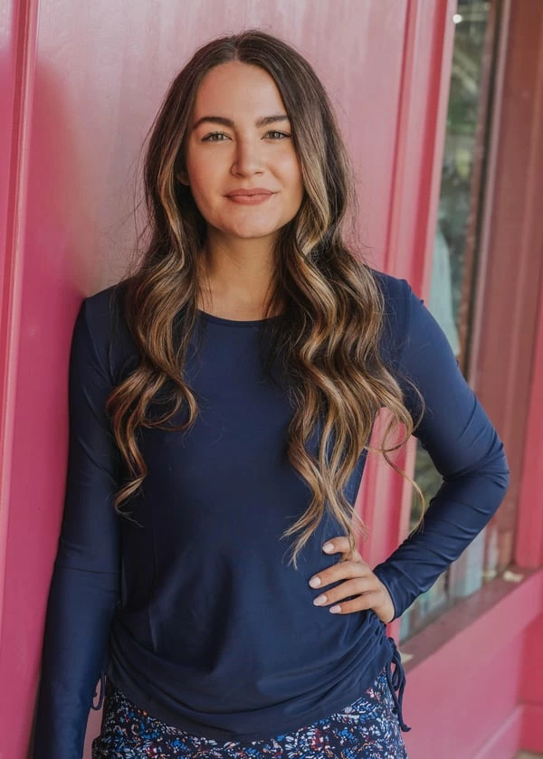 Nora Swim Top With Capri Swim Leggings 4 Nora Swim Top With Capri Swim Leggings - Image 2