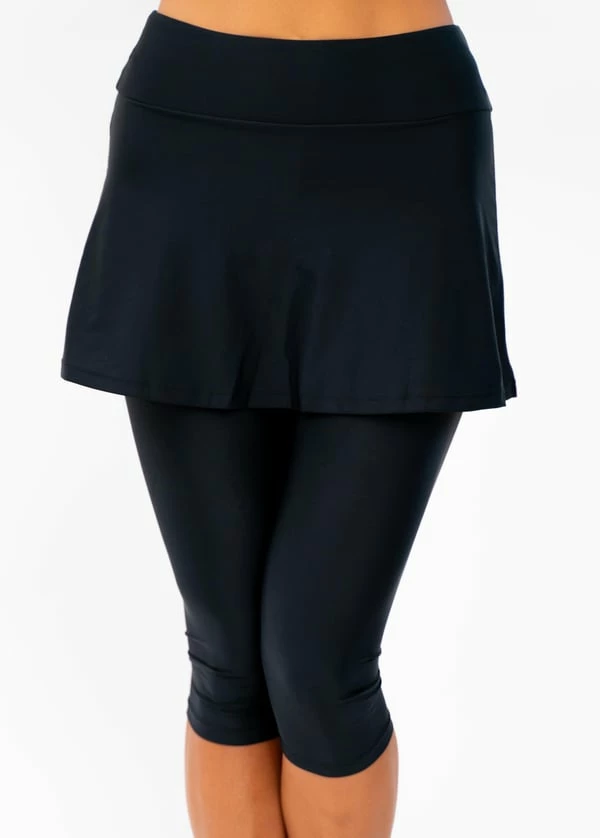 Margaux Swim Top With Skirted Swim Capris 8 Margaux Swim Top With Skirted Swim Capris - Image 6