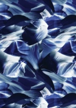 Betty Swim Dress With Long Swim Leggings -Calypsa Sales navy wave 3 4