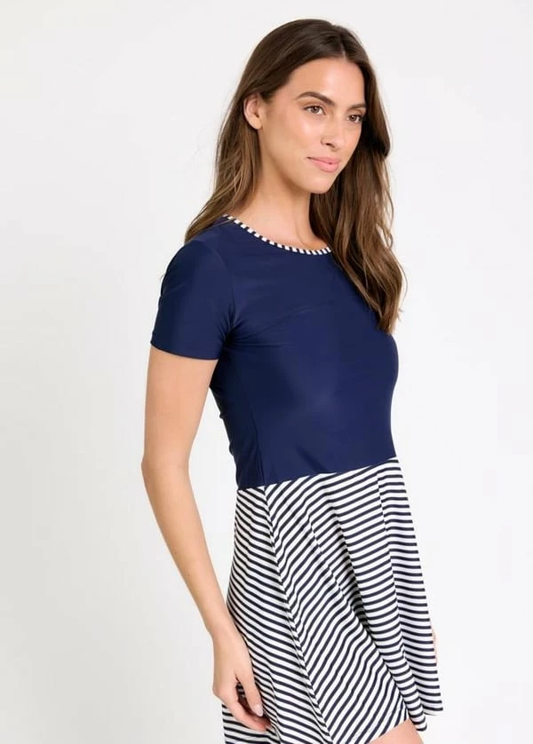 Vintage Swim Dress With Mid-Thigh Swim Shorts 4 Vintage Swim Dress With Mid-Thigh Swim Shorts - Image 2